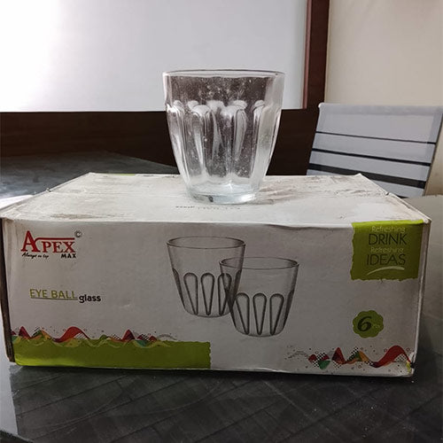 APEX Max Eye Ball Glass Set – Pack of 6