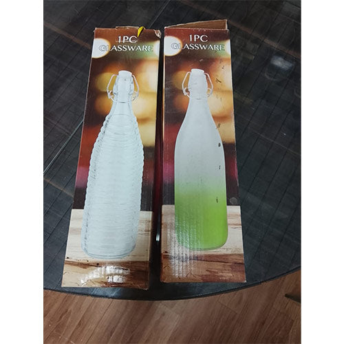 1 PC Glassware Bottle with Swing Cap – Premium Storage Bottle