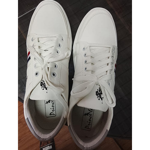 Prince White Sneakers – Classic Casual Shoes for Men
